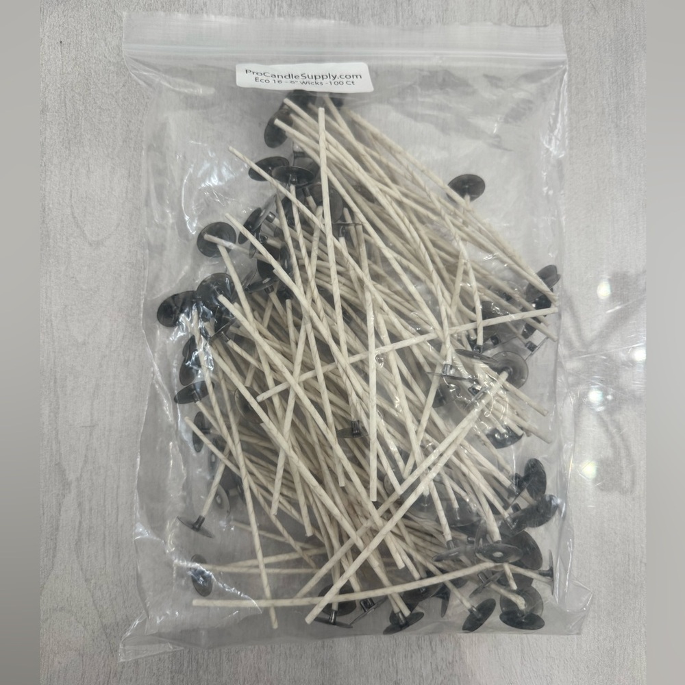 NWOT Pro Candle Supply Eco Wick Eco 16 6” Wicks 100  Count Bag